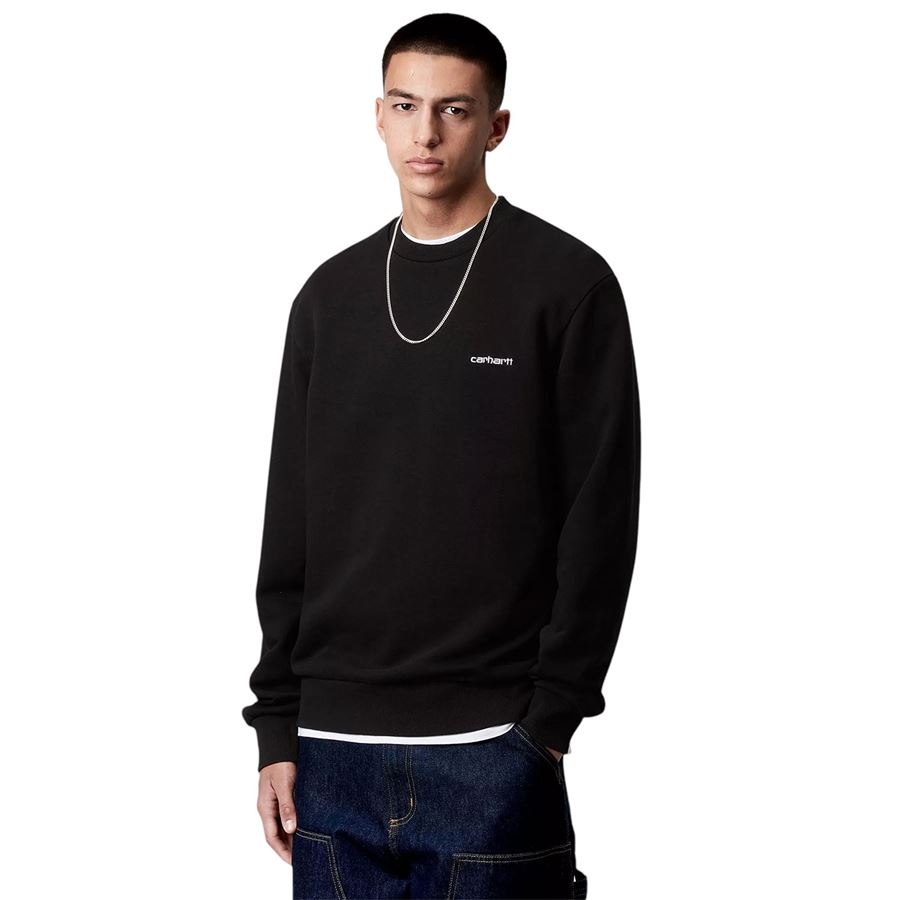 Script Embroidery Sweatshirt felpa da uomo Carhartt WIP | I0344960D2XX